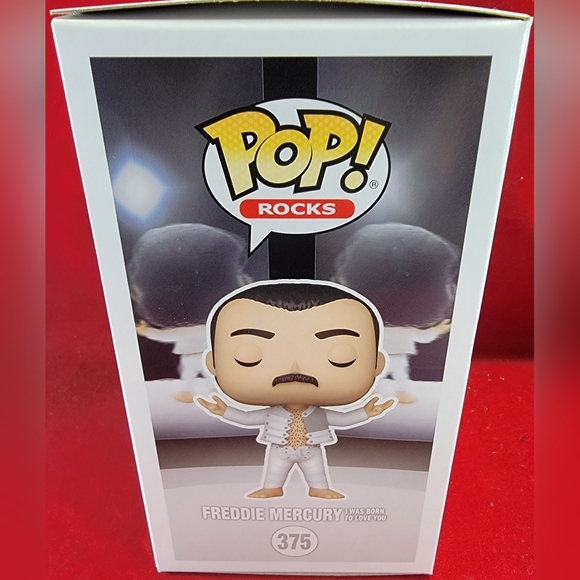 Freddy Mercury, I was born to love you funko # 375 (nib) with pop protector - Picture 6 of 7